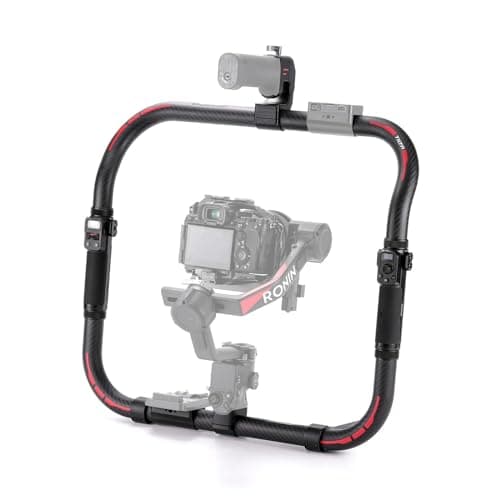 Image of TILTA Advanced Ring Grip for DJI RS 4/RS 4 Pro/RS 2/RS 3 Pro Handheld Ring Grip Dual Handlebar Ring with Remote Control Handle and Channel Wireless Lens Control Handle TGA-ARG