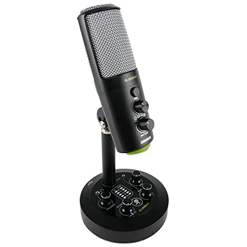 Image of Mackie EM-CHROMIUM Premium USB Condenser Microphone suitable for home studios, singer/songwriters, content creators and live streaming