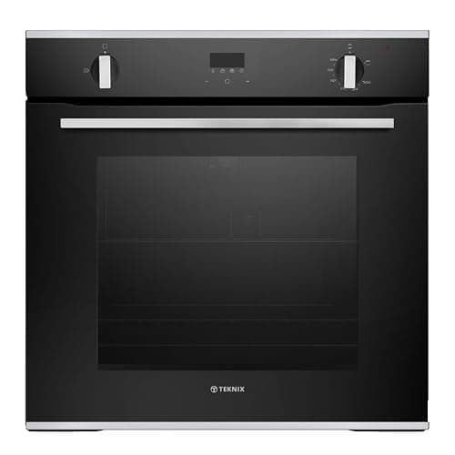 Image of Teknix SCS74GX 60cm Built-In Gas Oven – Integrated with 72L Capacity - LPG Convertible - Full LED Touch Display - Triple Glazed - Stainless Steel, W59.5 x H59.5 x D52.0 (cm)