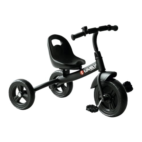 Image of HOMCOM Baby Trike, Toddler Tricycle with Adjustable Seat, Children Ride on Toys 3 Wheels Bike with Bell for Kids 1.5-4 Years, Black