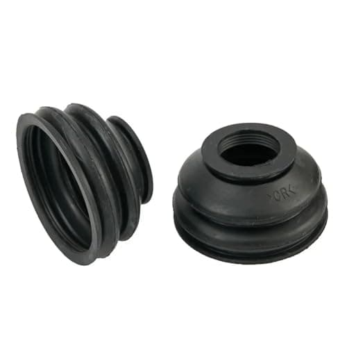 Image of Tie Rod Ball Joint Ball Joint Boot Suspension Steering Dust Cover Track Tie Linkage Rubber Dust Boot Covers Track Rod End Replacement Kit(2pcs A)