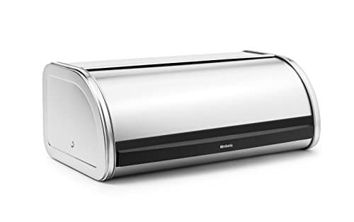 Image of Brabantia Roll Top Bread Bin - Matt Steel, 348921
