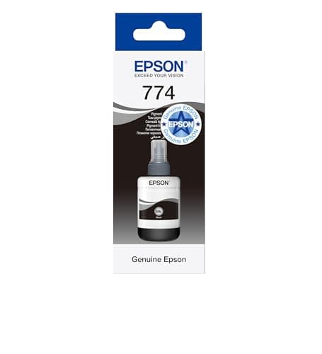 Image of Epson T7741 140 ml Original Ink Eco Tank, Black, Genuine
