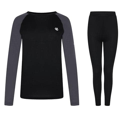 Image of Dare2B Womens Exchange III Base Layer Set with advanced Q-Wic+ technology, perfect for Wintersports & Outdoors