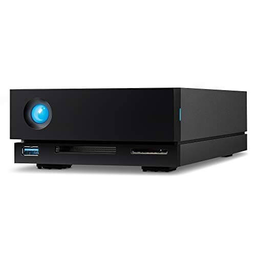 Image of LaCie 1big Dock 16TB — USB‑C Desktop External Hard Drive, for Mac & Windows, Thunderbolt 3, card reader — Rescue Data Recovery included