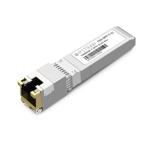 Image of OPSTRAN 10GBASE-T SFP+ RJ45 Copper Transceiver Module Compatible with Fortinet FN-TRAN-SFP+GC FS-TRAN-SFP+GC 10G SFP+ 30m Cat6a/7