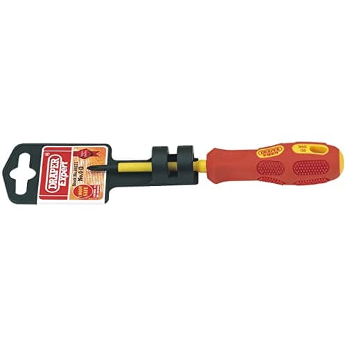 Image of Draper Expert 69221 No. 0 x 60 mm Fully Insulated Cross-Slot Screwdriver , Blue
