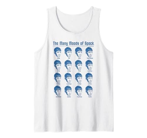 Image of Star Trek Many Moods of Spock Tank Top