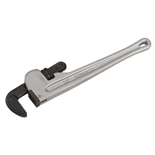 Image of Sealey Ak5109 Pipe Wrench European Pattern 450Mm Aluminium Alloy