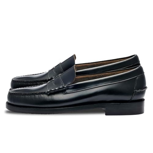 Image of Sebago Men’s Classic Penny FGL Loafers, (Black (Black)), 8 UK