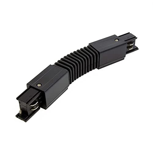 Image of G.W.S® Black Flexible Connector for 4 Wires 3 Circuits LED Track Lighting