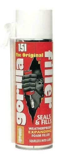 Image of GORILLA FILLER GLUE EXPANDING FOAM MULTI PURPOSE FILLER STRONG WATERPROOF (500ml)