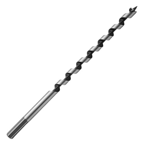 Image of 10mm X 235mm Long Wood Drill Bit Hexagonal Auger Hex Shank Straight Drill Bits High Grade Steel Cuts Shallow and Deep Holes in Wood Block Brick Tile and Plastic