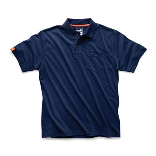 Image of Scruffs Mens Eco Navy XXL (T55470) Worker Polo Shirt, Navy, XXL UK