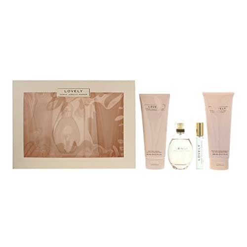 Image of Sarah Jessica Parker Lovely 4 Pcs Set for Women: 3.4 Edp Sp + 0.5 Edp Sp + 6.7 B/L + 6.7 S/G