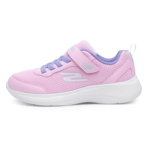 Image of Skechers Girl's Selectors Reset Achieved Sneakers, Light Pink Mesh/Trim, 12 UK Child