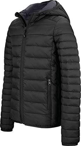 Image of Kariban Men's Lightweight Hooded Padded Jacket - Black, S, Men