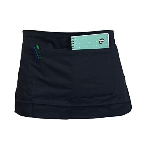 Image of Absolute Apparel Adults Workwear Waist Apron With Pocket (One Size) (Navy)
