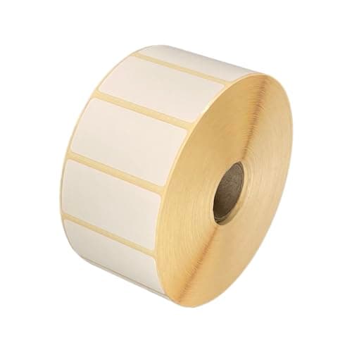 Image of 51mm x 25mm Direct Thermal Labels, 24 Rolls / 2,580 per Roll, Zebra 880199-025D Equivalent, Compatible with Munbyn, Zebra, Toshiba, Citizen etc Label Printers (51mm x 25mm, 24, Count)