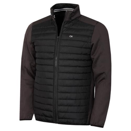 Image of Calvin Klein Mens Hybrid Jacket - Storm/Black - L