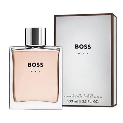 Image of BOSS Man - Eau de Toilette for Him - Ambery Fragrance With Notes Of Crispy Apple, Frankincense, Vanilla Bean - Medium Longevity - 100ml