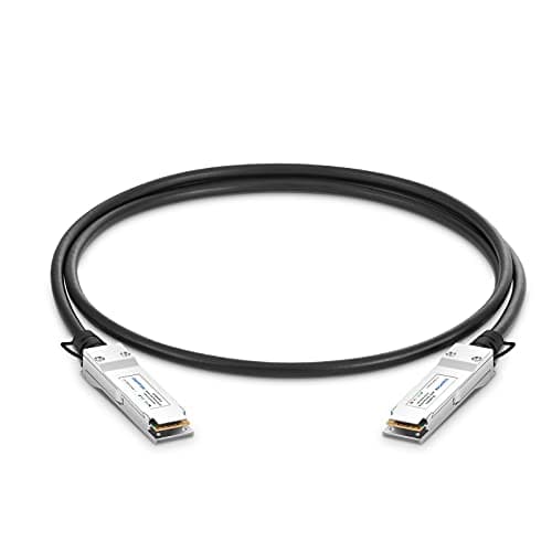 Image of 100G QSFP28 DAC, 1M (3ft) Passive Direct Attach Copper Twinax Cable Compatible with Cisco QSFP-100G-CU1M