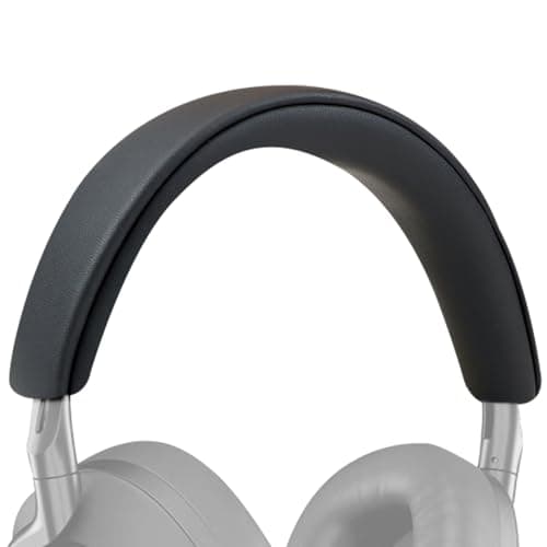 Image of SINOWO Lambskin Headset Strap,Replacement Headbands Straps for Bowers & Wilkins PX8/PX7 s2/PX7 s2e (do not fit PX7) Headphones,Headset Head Cushion Cover Repair Part (Black)
