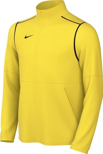 Image of NIKE BV6885-719 Dri-FIT Park Jacket Men's TOUR YELLOW/BLACK/BLACK Size XXL