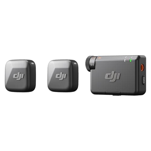 Image of DJI Mic Mini (2 TX + 1 RX), Detail-Rich Audio, Wireless Lavalier Microphone for Camera/Android, 2-Person Vlog, Team Production