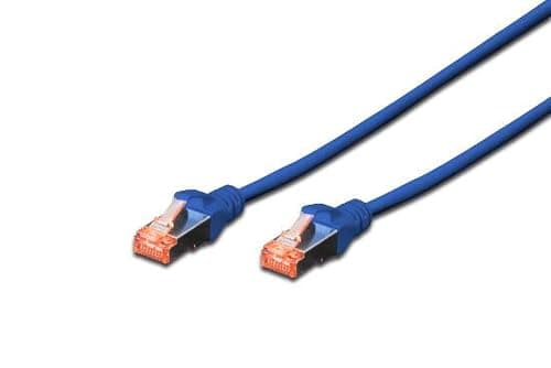 Image of Digitus LAN Cable Cat 6-10m - RJ45 Network Cable - S/FTP Shielded - 1 Gbps - Compatible with Cat6A and Cat7 - Blue