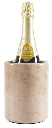 Image of Radicaln Marble Wine Cooler Verona 6.5" – Handmade Insulated Chiller for Champagne, Wine & Beverages – Elegant Wine Bottle Holder & Bar Décor Accessory (Verona)