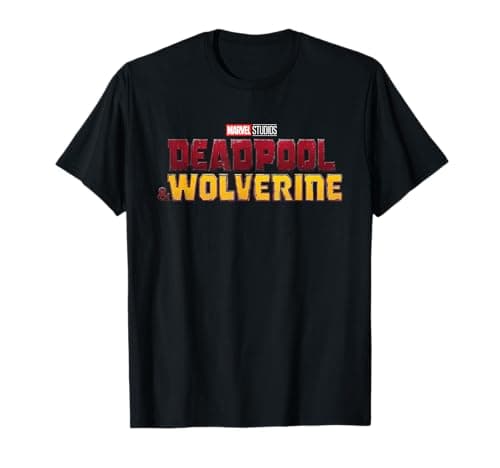 Image of Marvel Studios Deadpool & Wolverine Official Movie Logo T-Shirt