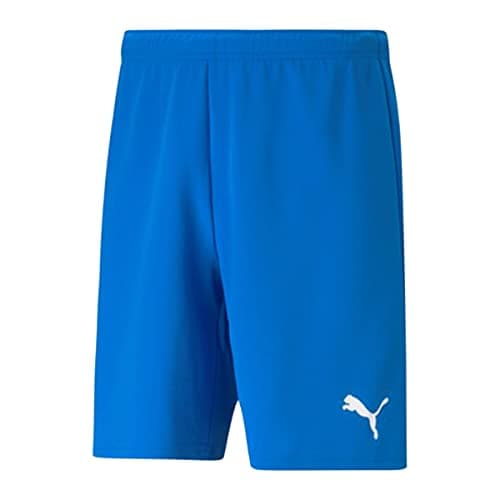 Image of PUMA Men's Teamrise Shorts, Electric Blue Lemonade-puma White, L UK