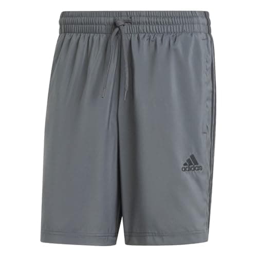 Image of adidas Men's AEROREADY Essentials Chelsea 3-Stripes Shorts, DGH Solid Grey, S