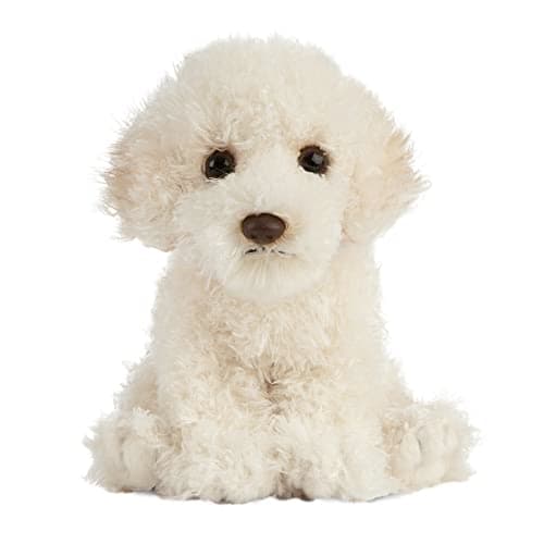 Image of Living Nature Labradoodle Puppy Soft Toy – 16 cm Fluffy Dog Plush, Cuddly Stuffed Animal Gift for Kids & Babies, Cream