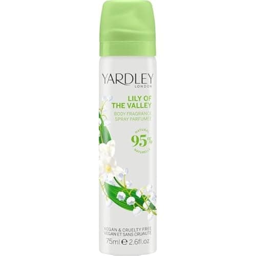 Image of Tropical Gold Yardley Lily of the Valley Body Spray 75ml – Compatible with Yardley Fragrances