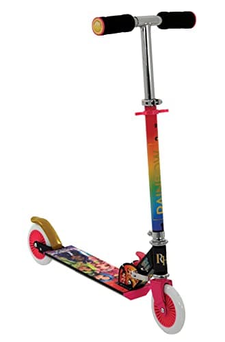 Image of Rainbow High Folding Inline Scooter, Multi-coloured, 58cm x 30cm x 80cm