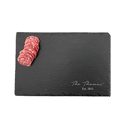 Image of Personalised Family Slate Cheese Board/Chopping Board