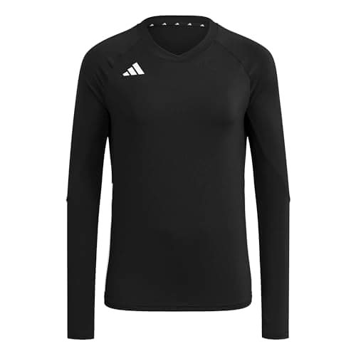 Image of adidas Women's Volleyball Hilo Long Sleeve Jersey, Black, L