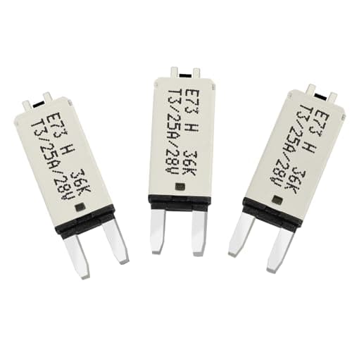 Image of GLOSO Blade Circuit Breaker Mini RV Marine Boat Truck Yacht Manual Reset Audio Solar System Protection ATO ATC 25 Amp 3 PACK E73