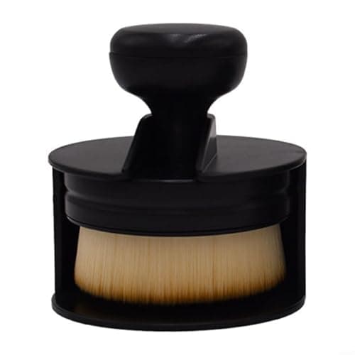 Image of EffiFish Electrically Conductive Vinyl Record Brush, Anti-Static Carbon Fibre Cleaner For LPs, Removes Dust And Static, Black(Black)