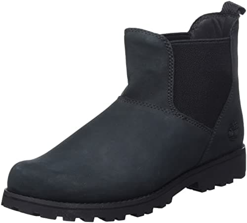 Image of Timberland Unisex Kids Asphalt Trail Chelsea (Youth) Chukka Boot, Jet Black, 12.5 UK Child