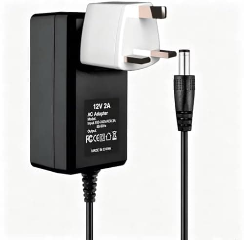 Image of Ku89rty AC/DC Adapter for Elo 1517L ET1517L ET1517L-7UWA-1-GY-ZB-G E999454 ET1517L-7UWA-1-WH-ZB-G 15" Touchscreen LCD Monitor Power Supply Cord Charger Mains PSU