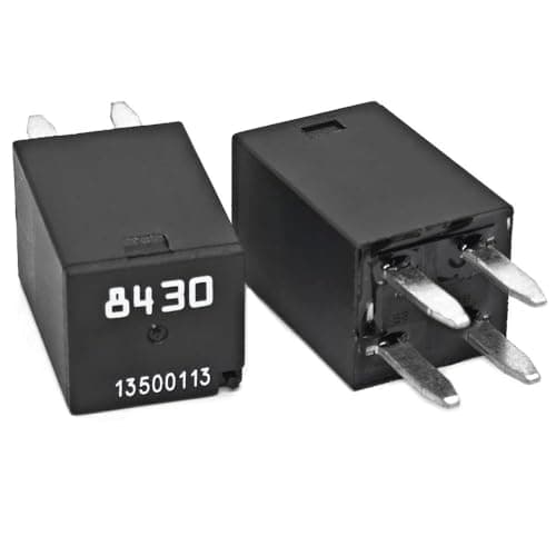 Image of For Vauxhall For Opel For Chevrolet 2005-2016 4-Pin Black Mini Relay GM 13500113 8430 PA66-GF33 Automotive Relay 12VCD spare parts(2pc)