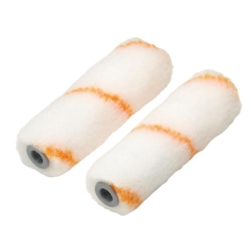 Image of Draper 20798 Medium Pile Polyester Roller Sleeves, 4"/100mm, Pack of 2