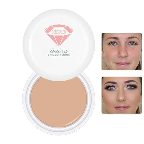 Image of Face Concealer - Skin Corrector Cream, Long Lasting Moisturising Waterproof Full Coverage Concealer for Women and Girls Against Stains and for Special Occasions