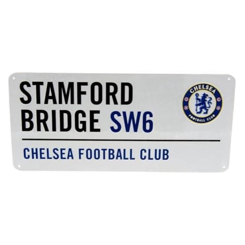 Image of Chelsea FC. 'Stamford Bridge' Metal Street Sign