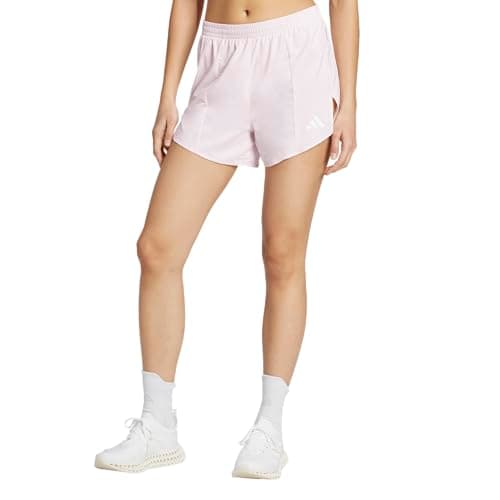 Image of Adidas Women's Adizero Essentials Running Shorts, Clear Pink, L / 3L