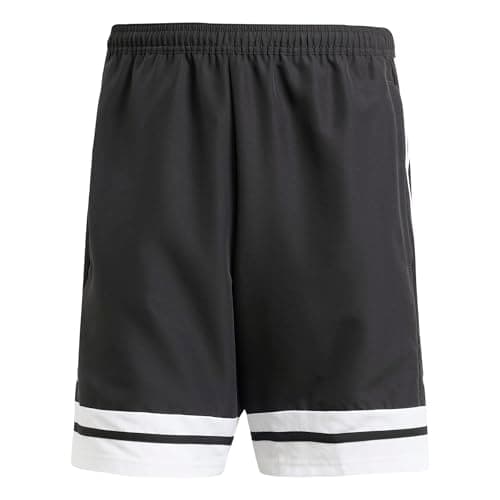 Image of adidas Men's SQUADRA25 Downtime Woven Short, Black/White, L