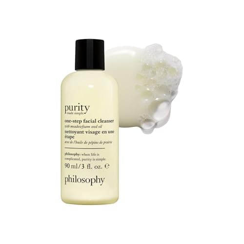 Image of philosophy purity one-step facial cleanser 90ml | gentle face cleanser with meadowfoam seed oil